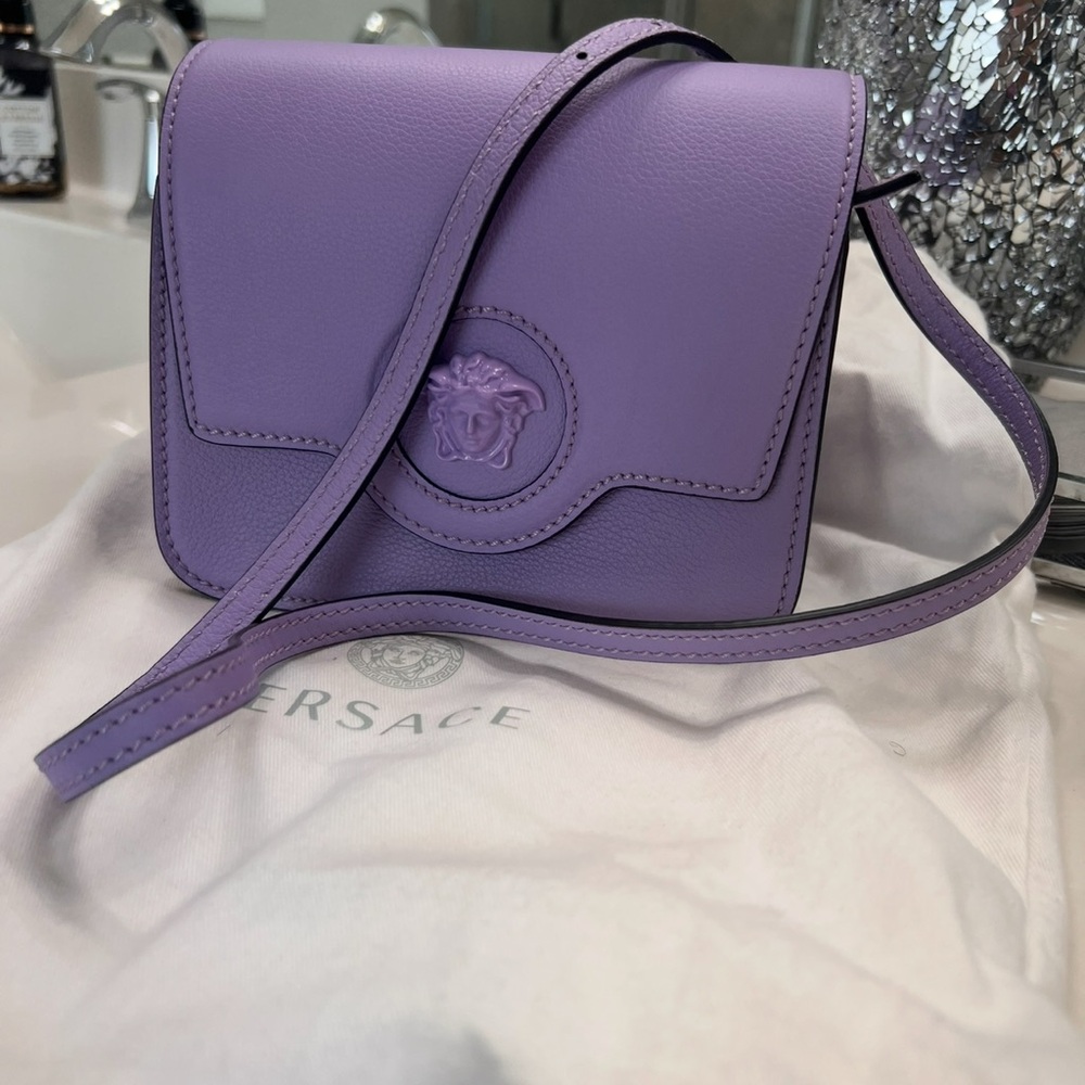 Versace Lilac Crossbody Bag